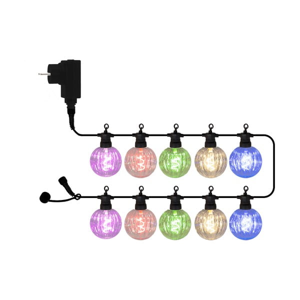 Светлинна верига с 10 бр. крушки, дължина 300 см Luke - Sirius