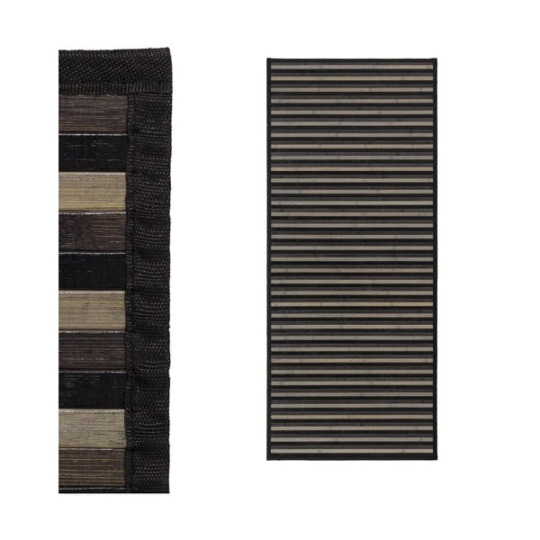 Сива бамбукова пътека 75x175 cm – Casa Selección-image-2