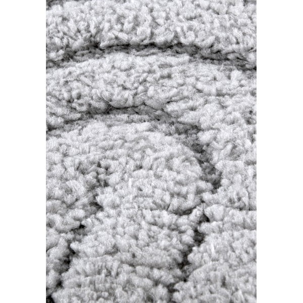 Светлосив кръгъл килим ø 200 cm Panglao New York Light Grey – Elle Decoration-image-4