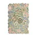 Зелен ръчно изработен вълнен килим 120x170 cm Bryony Shaped Floral – Flair Rugs