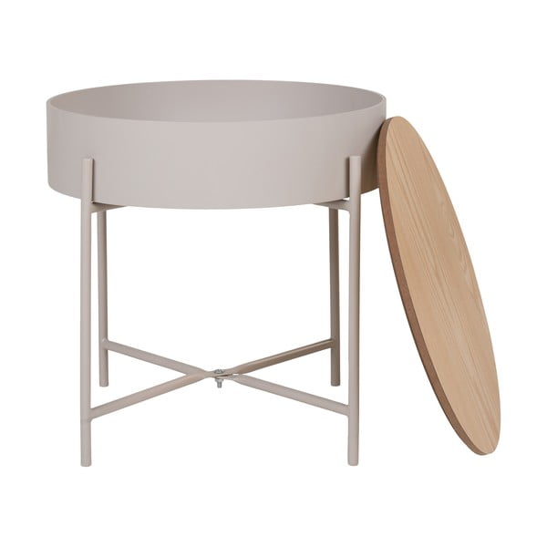 Метална кръгла странична масичка ø 40 cm Sisco – House Nordic-image-2