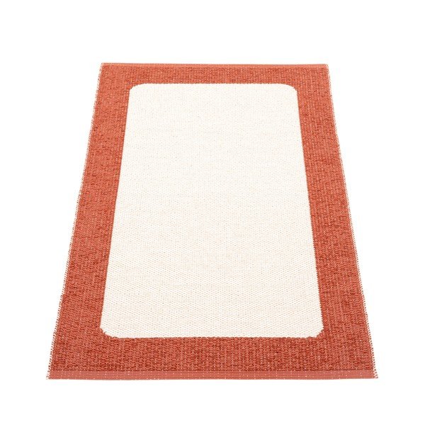 Килим за открито и закрито в тухлен и кремав цвят 70x120 cm Ilda Brick – Pappelina