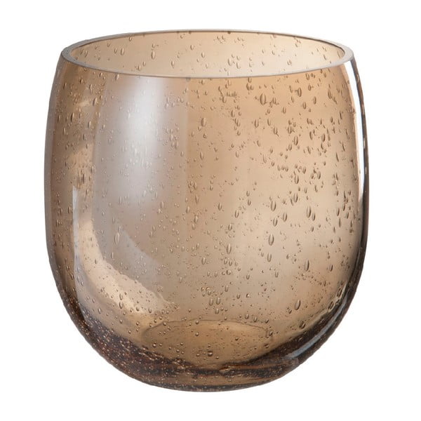 Стъклена ваза Bubble, ⌀ 17 cm - J-Line