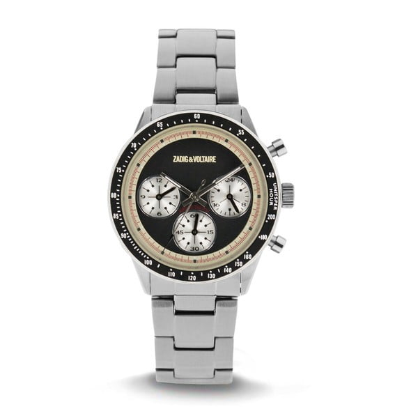 Dámské hodinky stříbrné barvy Zadig & Voltaire Blackie