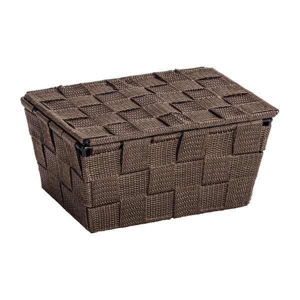 Кафява кошница с капак , 14 x 19 cm Adria - Wenko-image-2