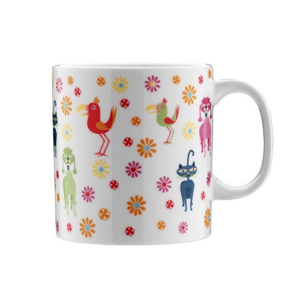Porcelánový hrnek Zvířátka, 300 ml