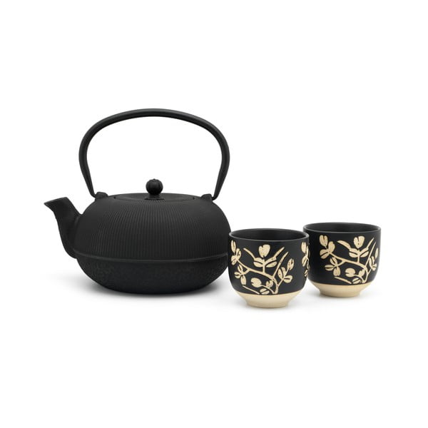 Порцеланово чугунен черен комплект за чай Sichuan – Bredemeijer