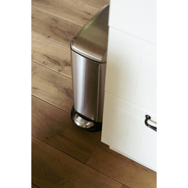 Кошче за боклук с педал от неръждаема стомана в сребрист цвят 20 l Design – Wenko-image-2