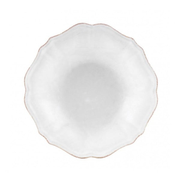 Бяла керамична чиния за супа Impressions, ⌀ 24 cm - Casafina
