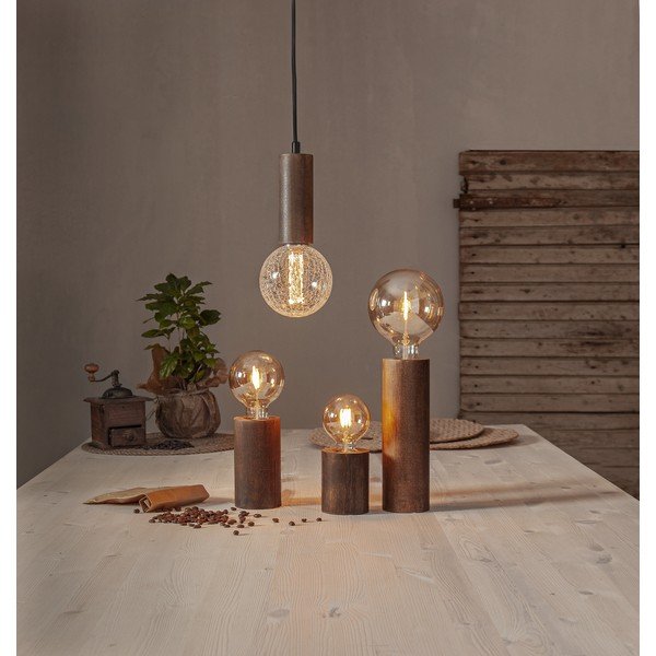 LED декоративна крушка с топла светлина E27, 1 W NGC Stripe - Star Trading-image-4