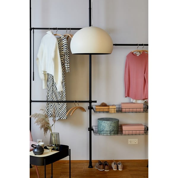 Черна метална телескопична стойка за дрехи Herkules – Wenko-image-1