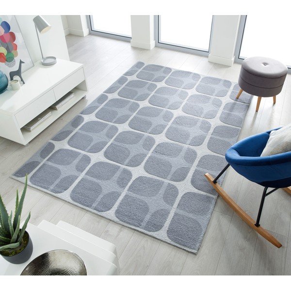 Сив килим , 160 x 230 cm Mesh - Flair Rugs-image-4