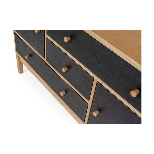 Черен и кафяв скрин AbbeyWood - Woodman-image-3