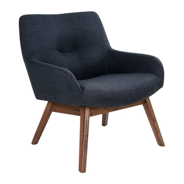 Фотьойл от тъмно орехово дърво Лондон - House Nordic