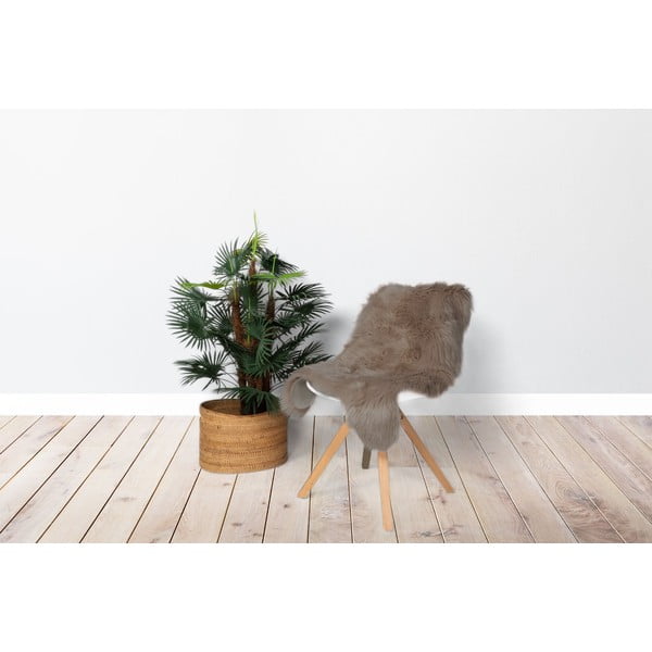 Тъмнокафява изкуствена кожа Овча кожа, 60 x 90 cm - Tiseco Home Studio-image-2