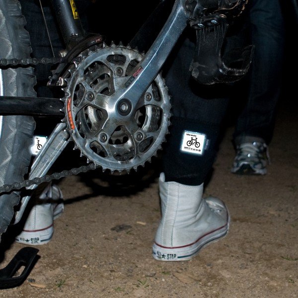 Reflexní cyklistické ponožky Suck UK Biker Socks-image-1