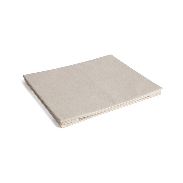 Бежова текстилна кутия за съхранение с капак 46x56x16 cm Soft Storage Low – Bigso-image-3