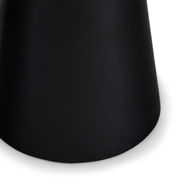 Черна/тъмносива масичка за кафе с плот от имитация на мрамор ø 45 cm Tango – Furnhouse-image-1