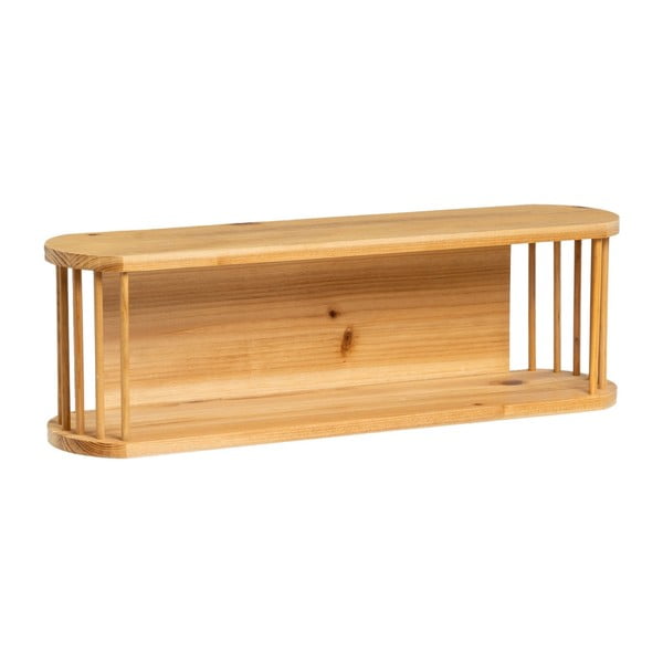 Рафт за картини от тополова дървесина в естествен цвят 60 cm Aspen - Casa Selección-image-2