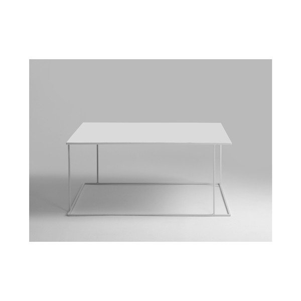 Бяла масичка за кафе Custom Form Walt, 100 x 100 cm - CustomForm-image-2