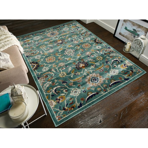 Тюркоазено син килим , 180 x 270 cm Moss - Webtappeti-image-1