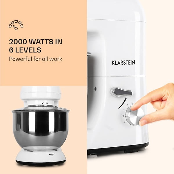 Бял кухненски робот Bella - Klarstein-image-2