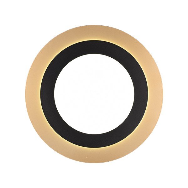 LED осветително тяло за таван с възможност за димиране в черно и златисто ø 45 cm Morgan - Trio-image-2