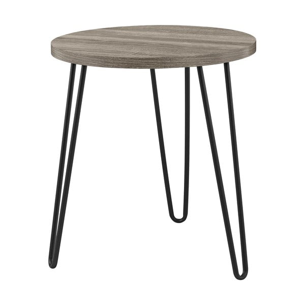 Кафява и сива масичка за кафе , ø 50 cm Owen - Støraa-image-2