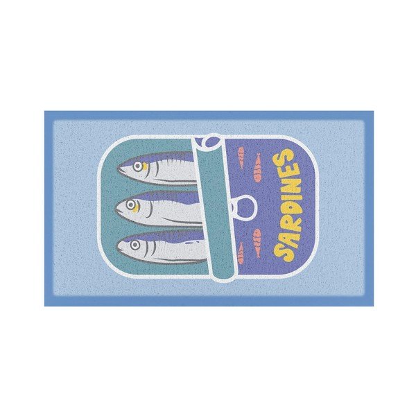 Изтривалка от рециклирана пластмаса 40x70 cm Sardine Tin – Artsy Doormats