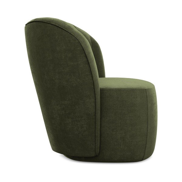 Зелено шенилово кресло Keloa – Makamii-image-2