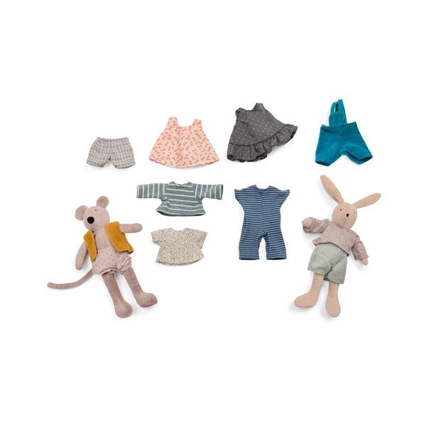 Плюшена играчка La Grande Famille - Moulin Roty-image-4