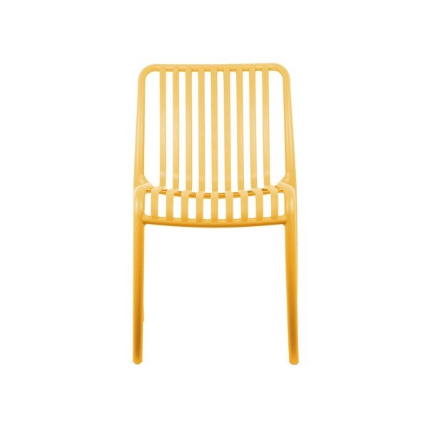 Жълт пластмасов трапезен стол Glee – Leitmotiv-image-3