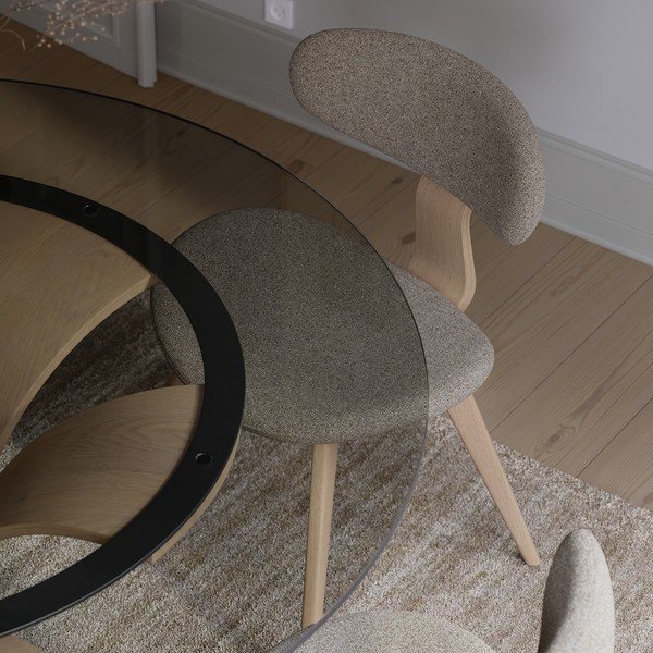 Трапезен стол в светло естествен цвят Buckle – DAN-FORM Denmark-image-2