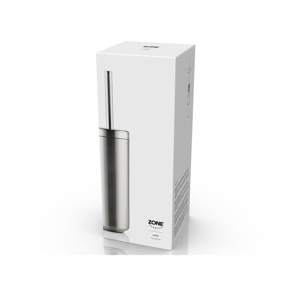 Четка за тоалетна от неръждаема стомана в матово сребрист цвят Ume – Zone-image-3