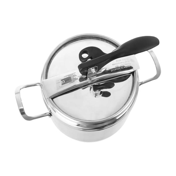 Тенджера под налягане от неръждаема стомана с капак , 5 л Profi - Orion-image-3