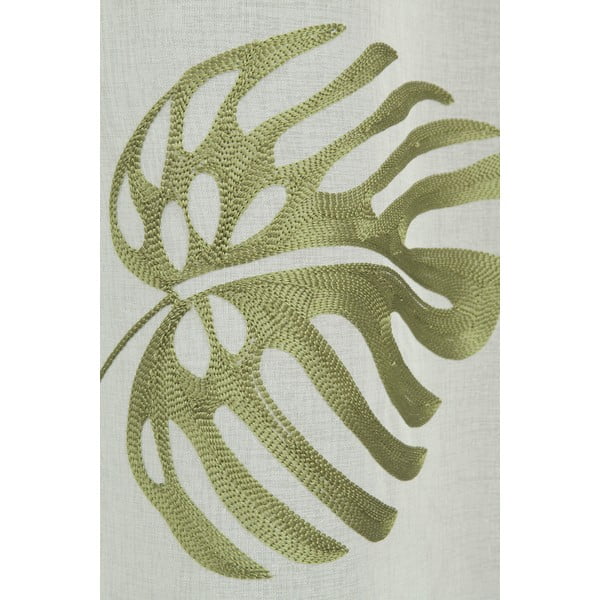 Бяло-зелена завеса от воал 135x245 cm – Sehlbach-image-2