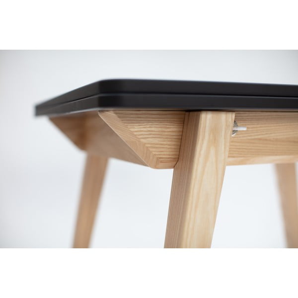 Сгъваема маса за хранене с черен плот 65x90 cm Envelope - Ragaba-image-1