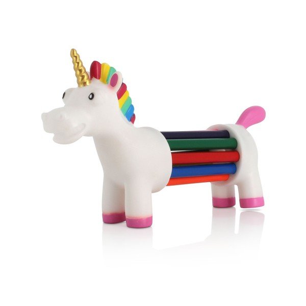 Sada 10 barevných pastelek se stojanem ve tvaru jednorožce npw™ Unicorn-image-3