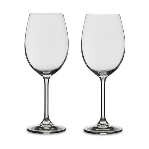 Комплект от 2 чаши за бяло вино от кристално стъкло Fluidum, 450 ml - Bitz