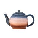 Син/оранжев керамичен чайник с цедка 890 ml Tatum – Bloomingville