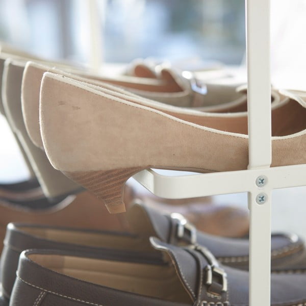 Бяла метална стойка за обувки Tower – YAMAZAKI-image-3