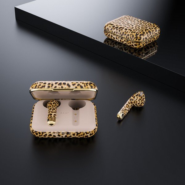 Безжични слушалки с кутия Air 1 Leopard - Happy Plugs-image-1