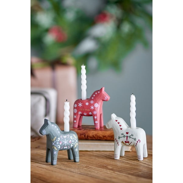 Свещници в комплект от 3 бр. от полирезин Siffer – Bloomingville-image-1