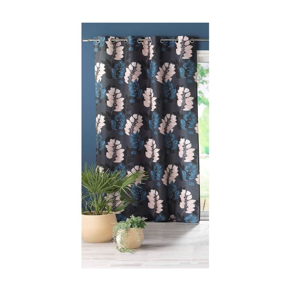 Тъмносиньо перде 140x260 cm Belline – douceur d'intérieur-image-2