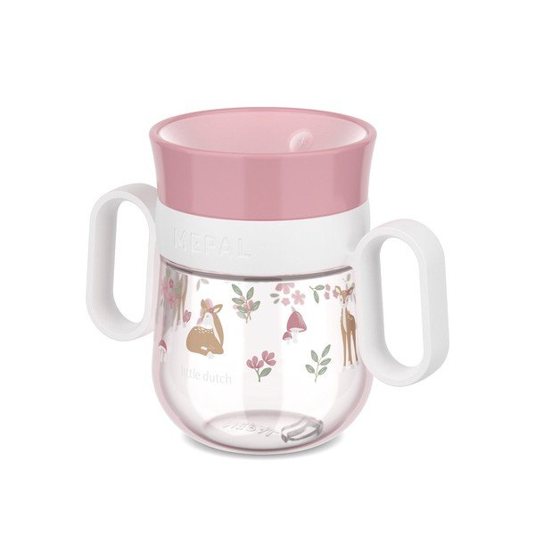 Пластмасов детски комплект за хранене 3 бр. Fairy Garden – Mepal-image-4