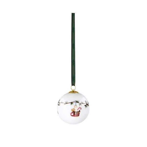 Порцеланова ръчно рисувана Коледна украса ø 6 cm Hammershøi Christmas – Kähler Design