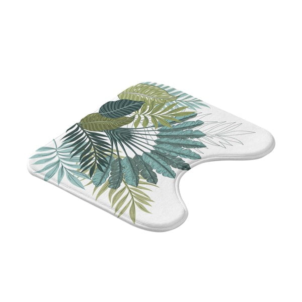 Бяло-зелен килим за баня WC 45x45 cm Panazio – douceur d'intérieur-image-2