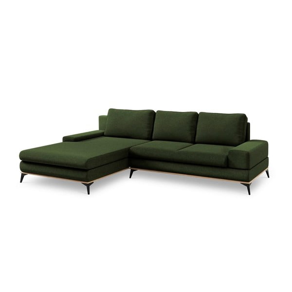 Светлозелен ъглов разтегателен диван , ляв ъгъл Planet - Windsor & Co Sofas-image-2