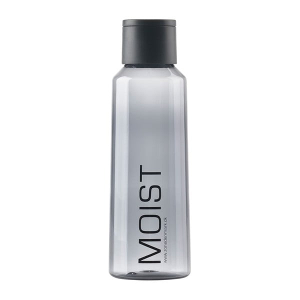 Черна пластмасова бутилка за вода Moist, 500 ml - Zone