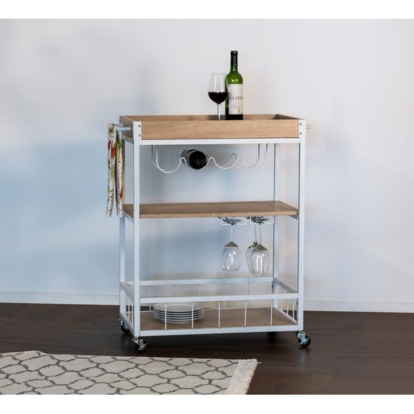 Маса за сервиране на колела 40x80 cm Rustico - Wenko-image-2